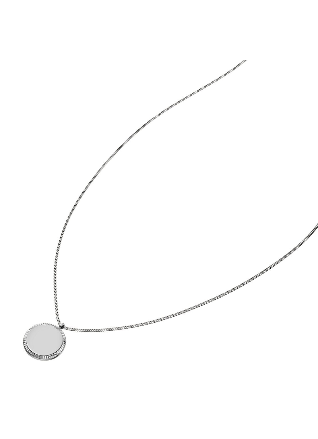 Fossil Ellis ketting  JF04978040 - detail 2 zilver