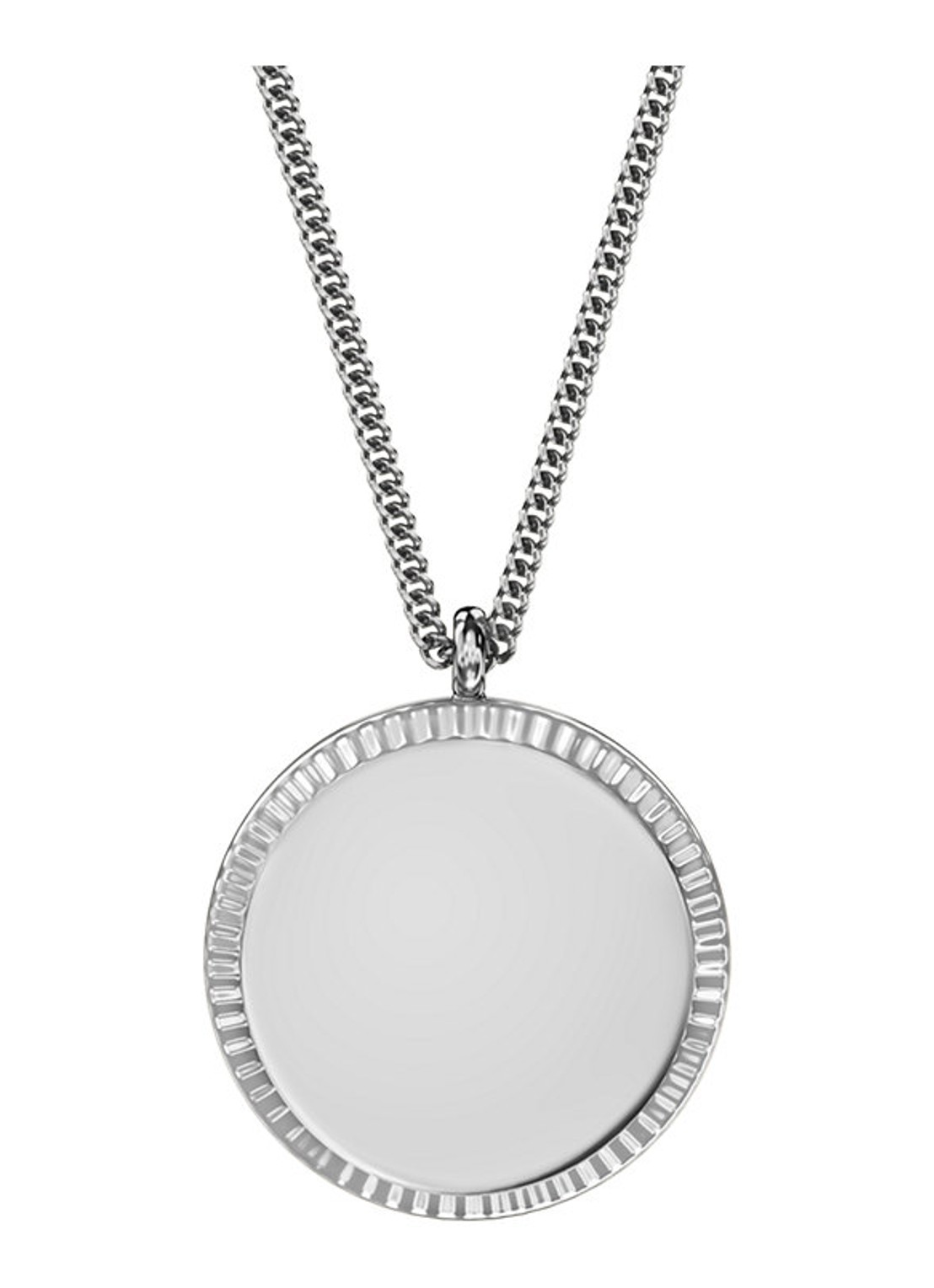 Fossil Ellis ketting  JF04978040 - voorkant zilver
