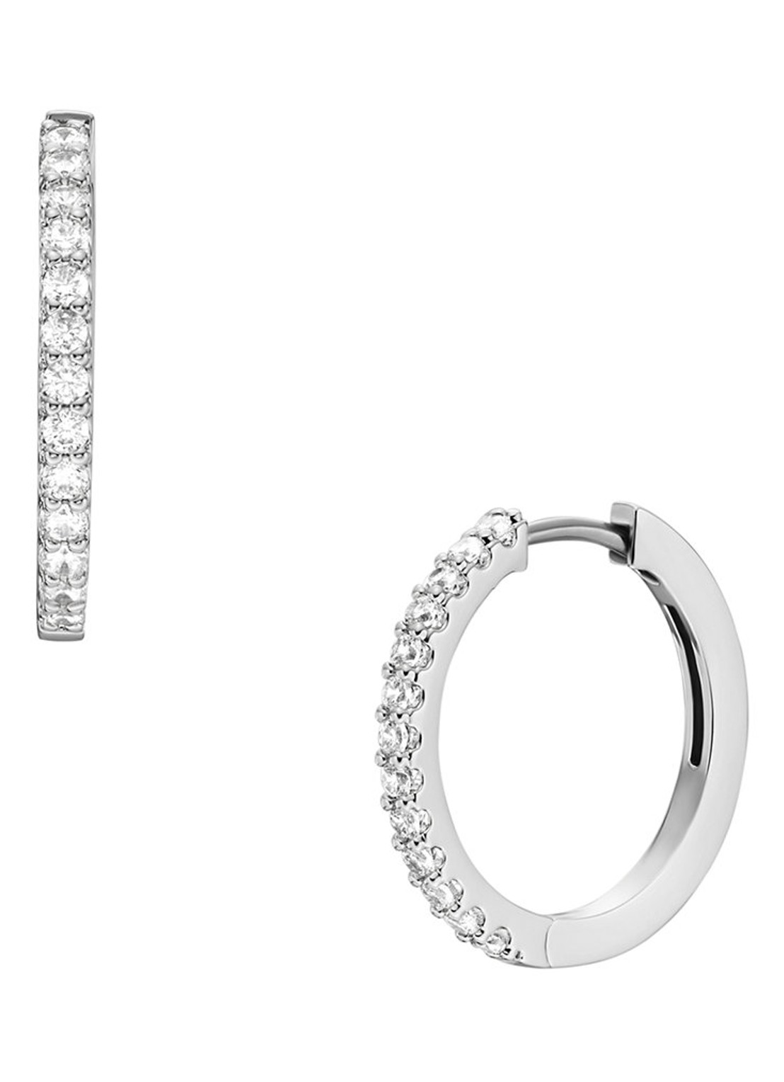 Fossil Ellis oorringen JA7234040 - detail 2 zilver