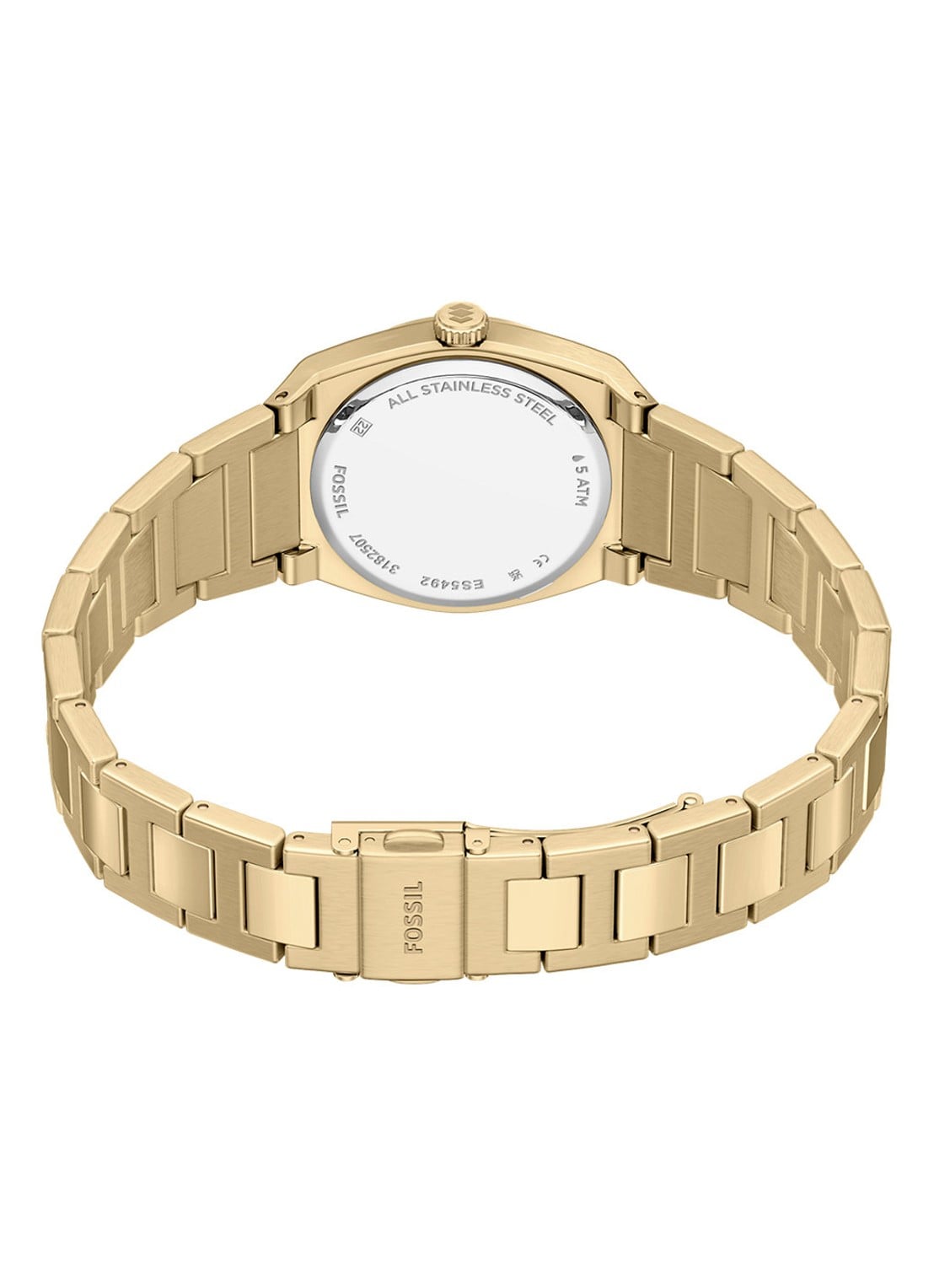 Fossil Everett horloge ES5492 - detail 4 goud