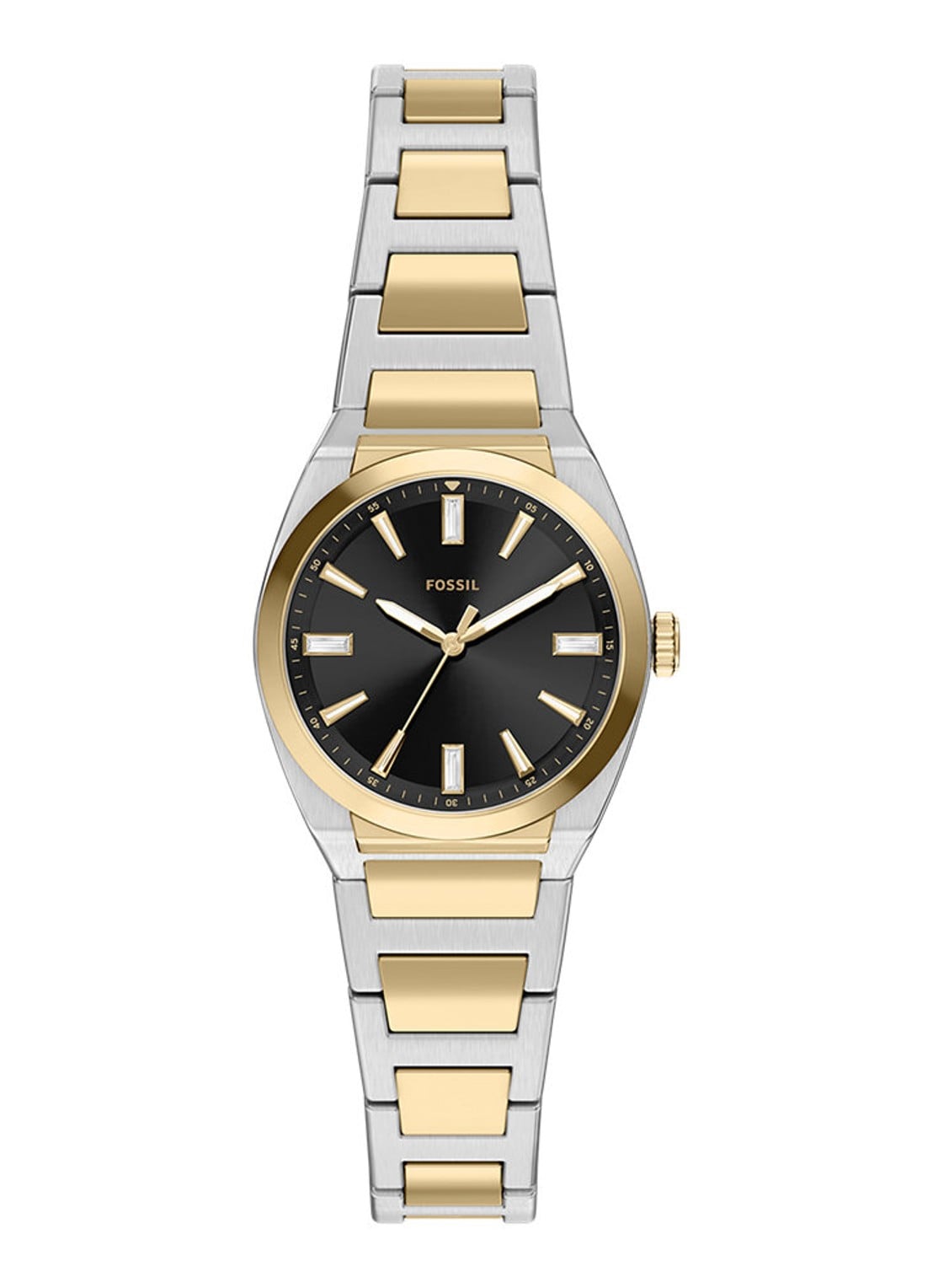 Fossil Everett horloge ES5495 - voorkant zilver