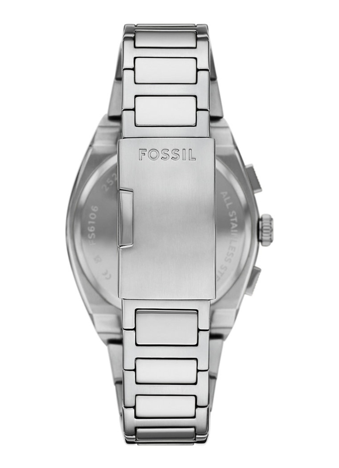 Fossil Everett horloge FS6104 - detail zilver