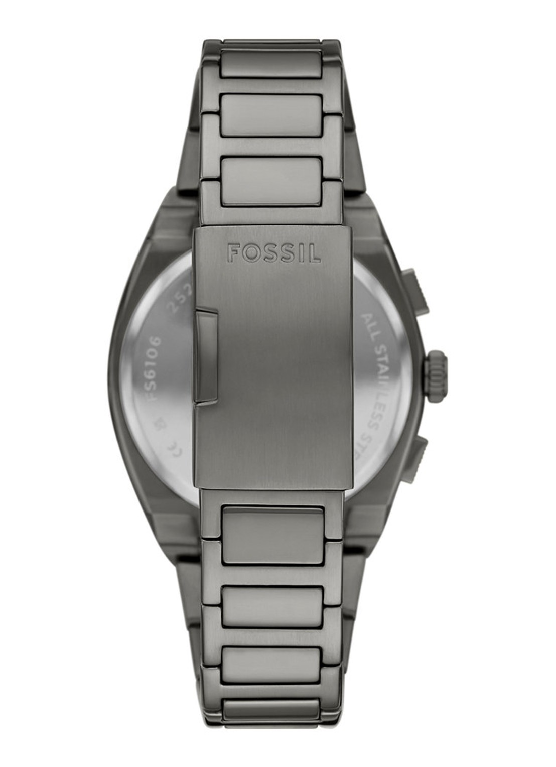 Fossil Everett horloge FS6107 - detail 2 donkergrijs