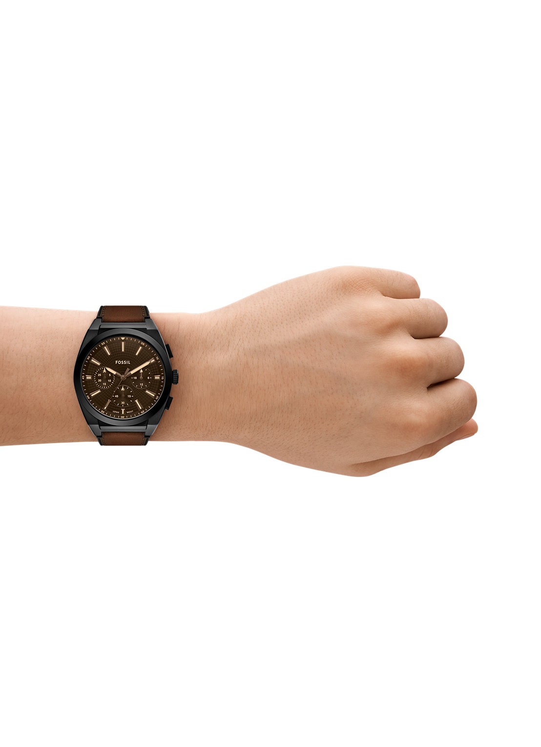 Fossil Everett horloge FS6108 - detail 4 antraciet