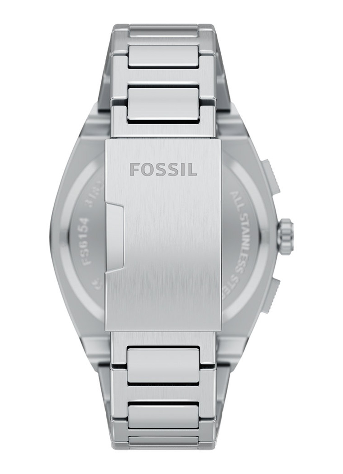 Fossil Everett horloge FS6154 - detail zilver