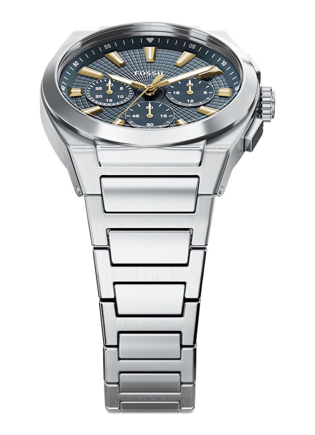Fossil Everett horloge FS6154 - detail 3 zilver