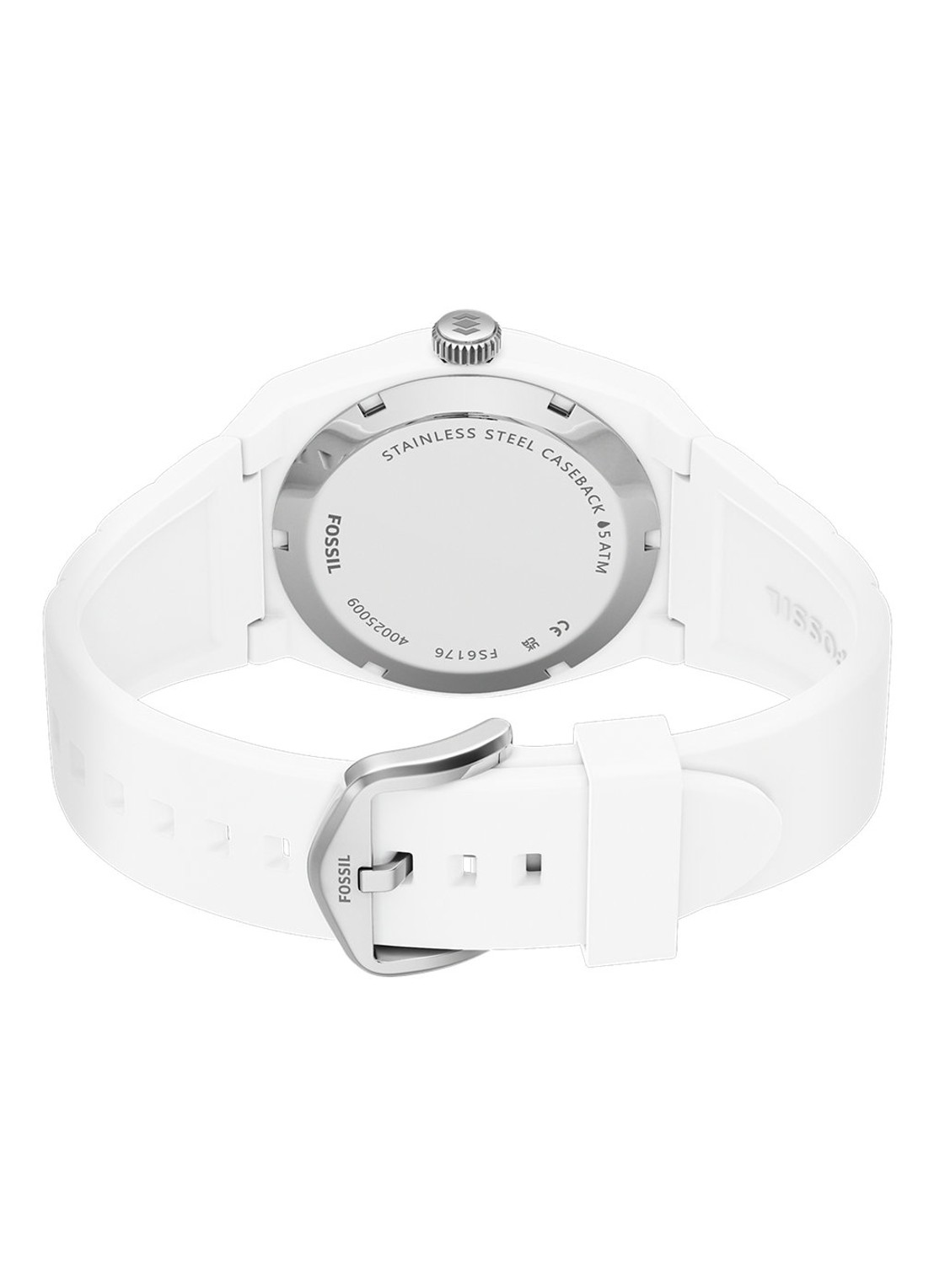 Fossil Everett horloge FS6176 - detail 4 wit