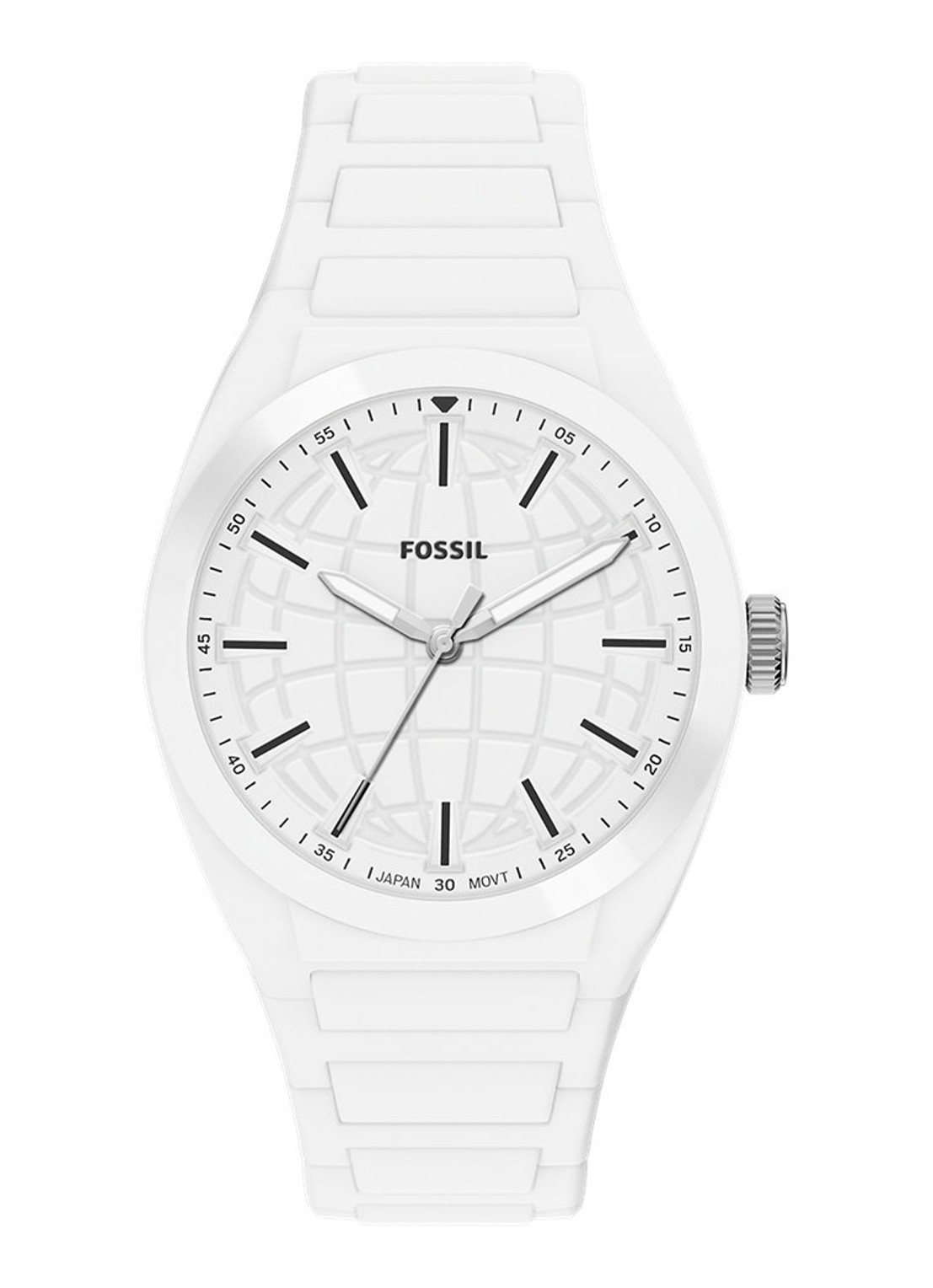 Fossil Everett horloge FS6176 - voorkant wit
