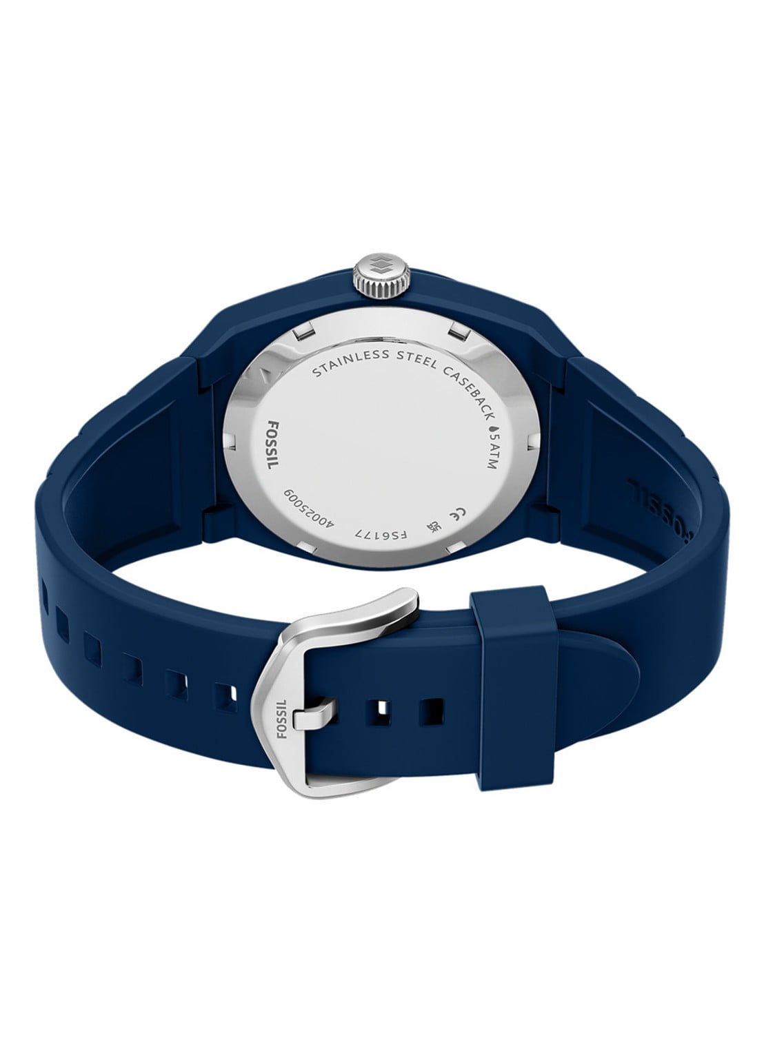 Fossil Everett horloge FS6177 - detail 3 blauw