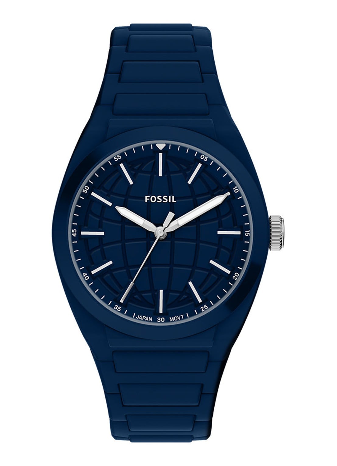 Fossil Everett horloge FS6177 - voorkant 6 blauw