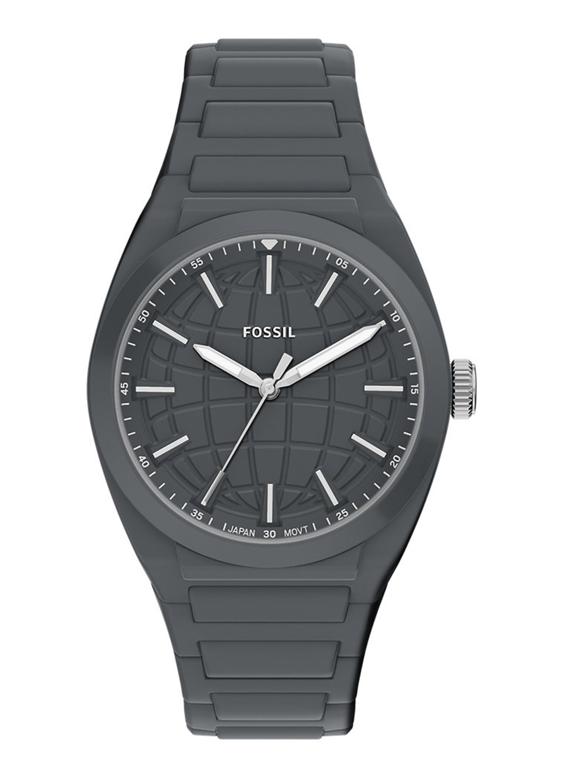Fossil Everett horloge FS6179 - voorkant grijs