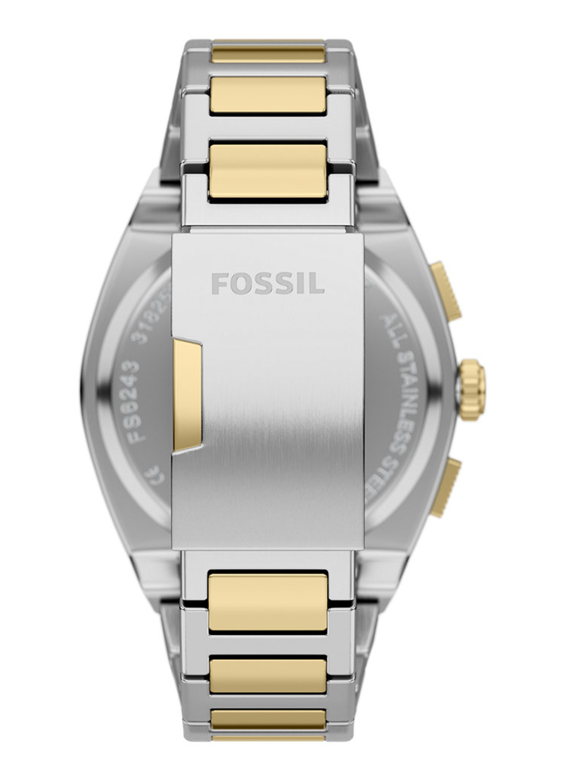 Fossil Everett horloge FS6243 - detail zilver