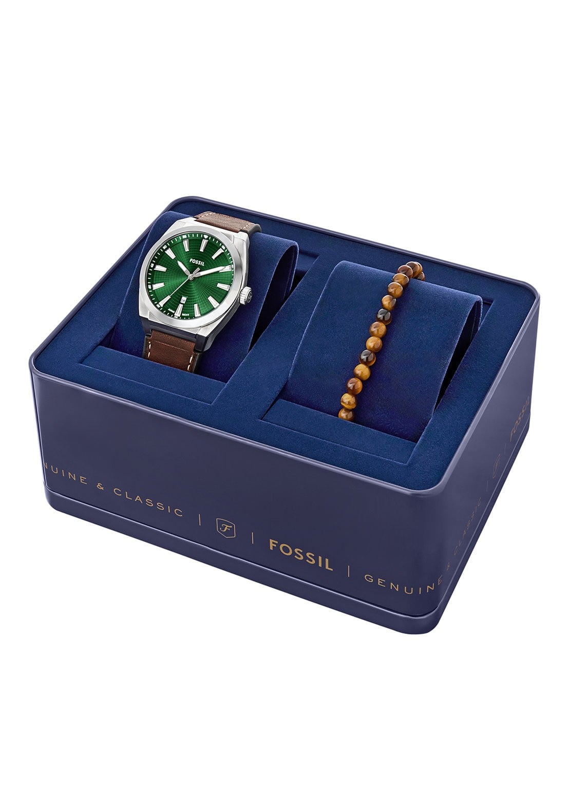 Fossil Everett horloge met armband in set van 2 FS6080SET - detail 3 zilver