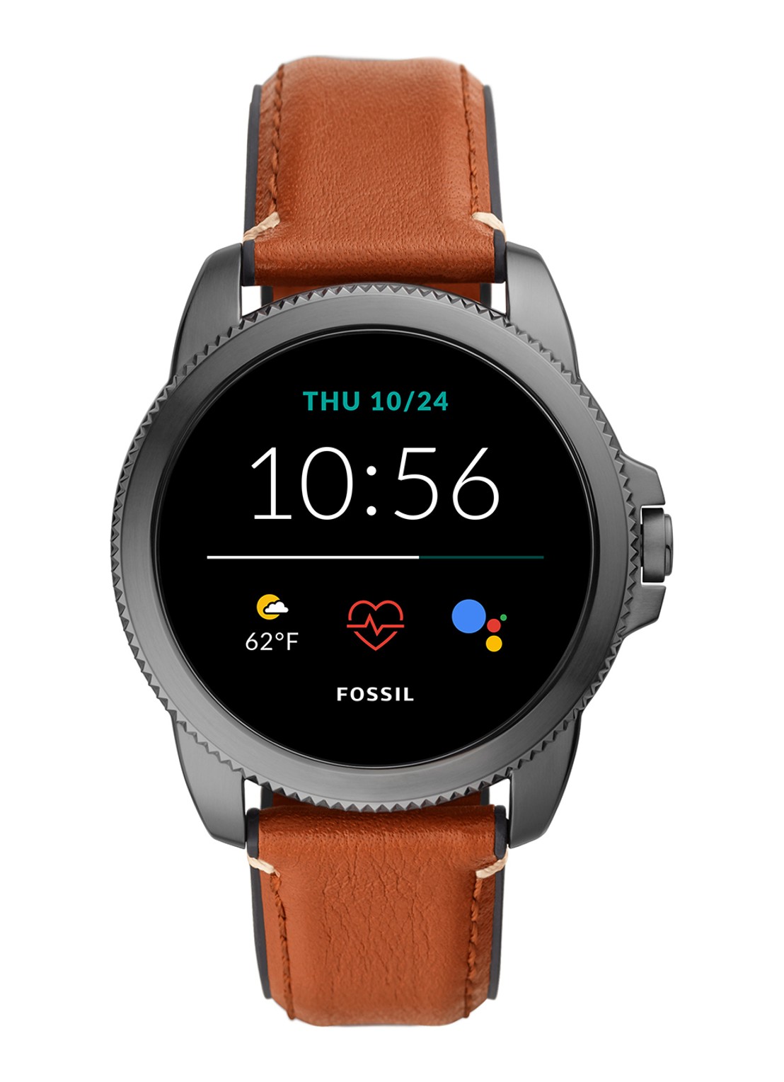 Fossil Gen 5E Display Smartwatch FTW4055 - voorkant 6 zilver