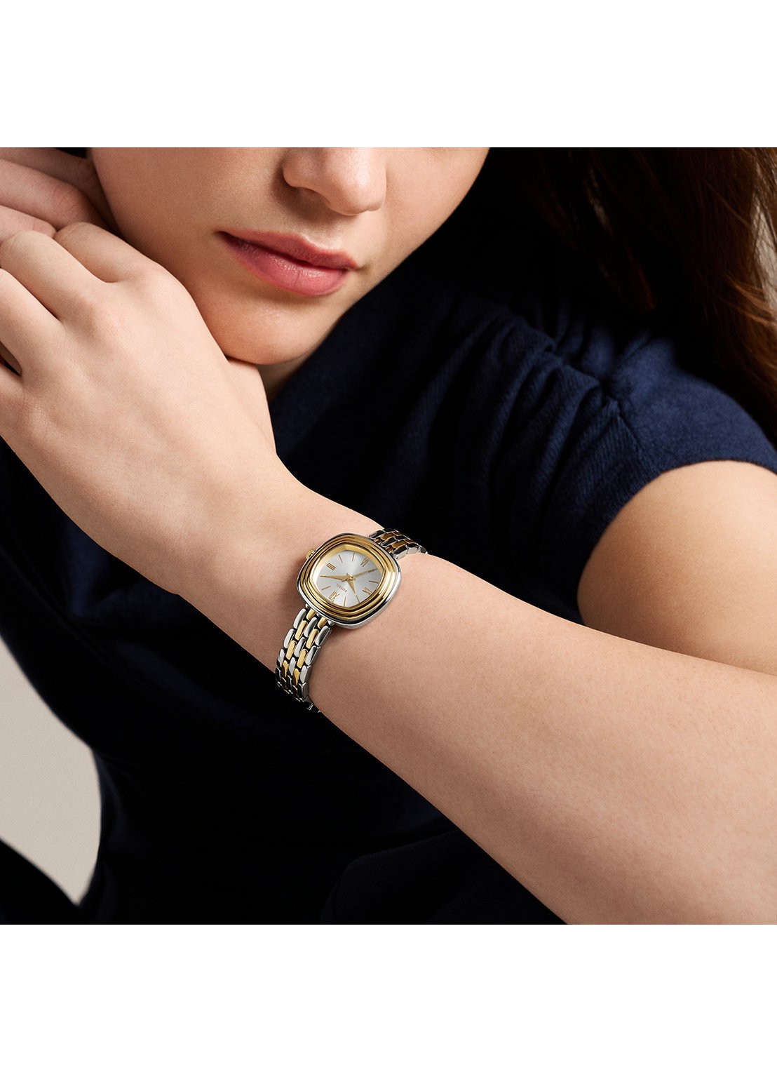 Fossil Genevive horloge ES5509 - detail 5 zilver