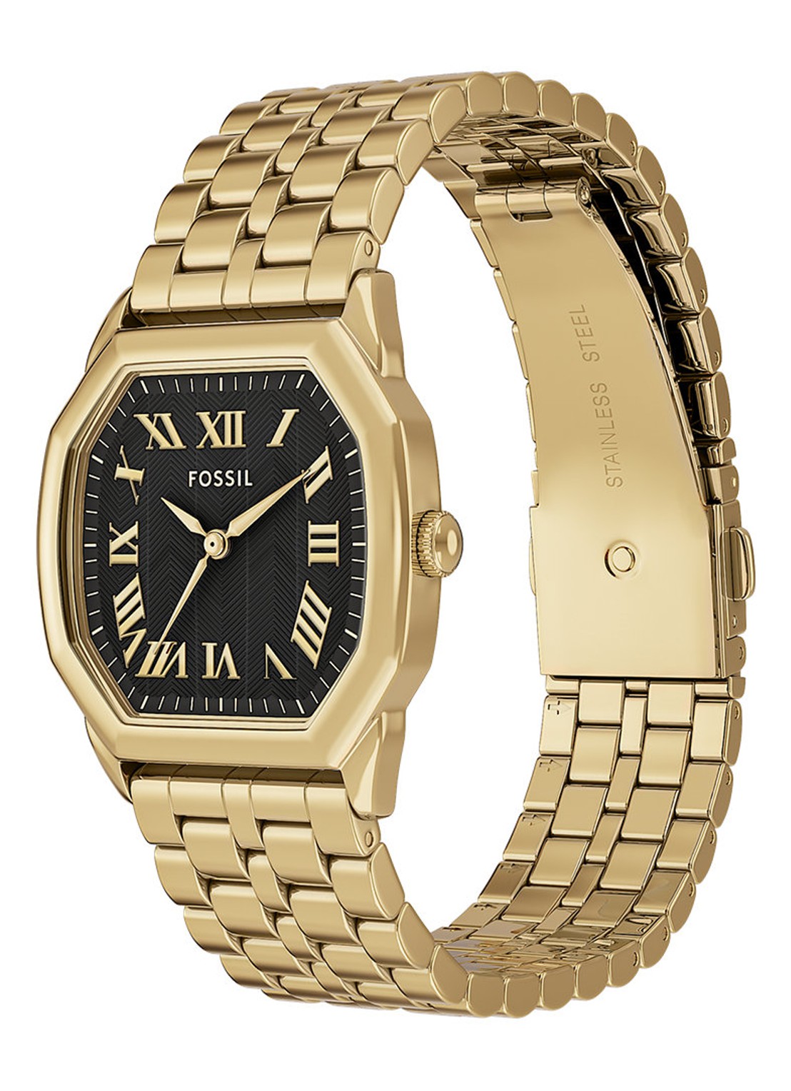 Fossil Harlow horloge ES5433 - detail 5 goud