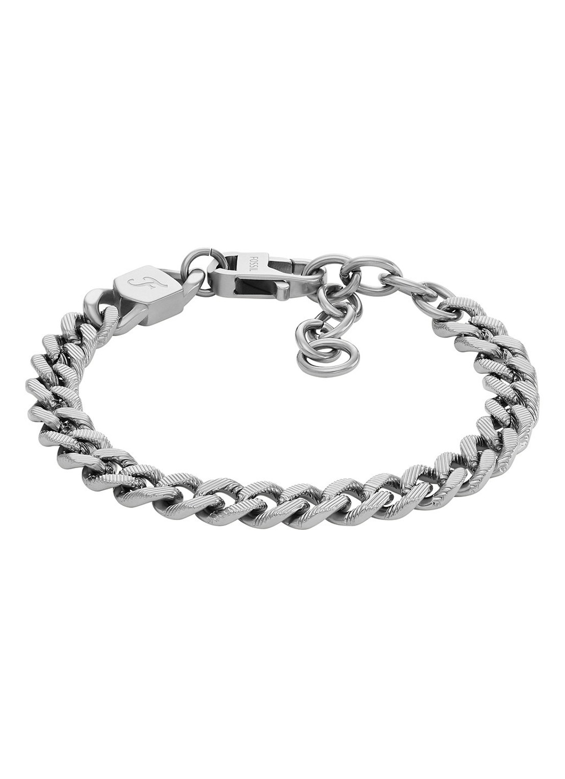 Fossil Harlow schakelarmband JF04697040 - voorkant 4 zilver