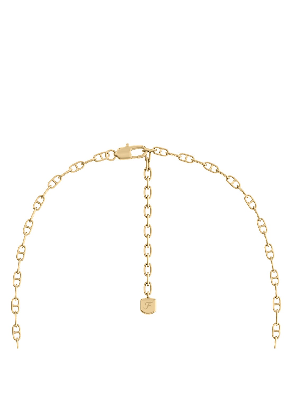 Fossil Heritage ketting verguld  JA7321710 - detail 4 goud