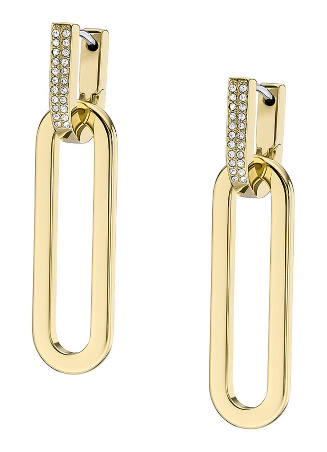 Fossil Heritage oorhangers JF04587710 - detail goud