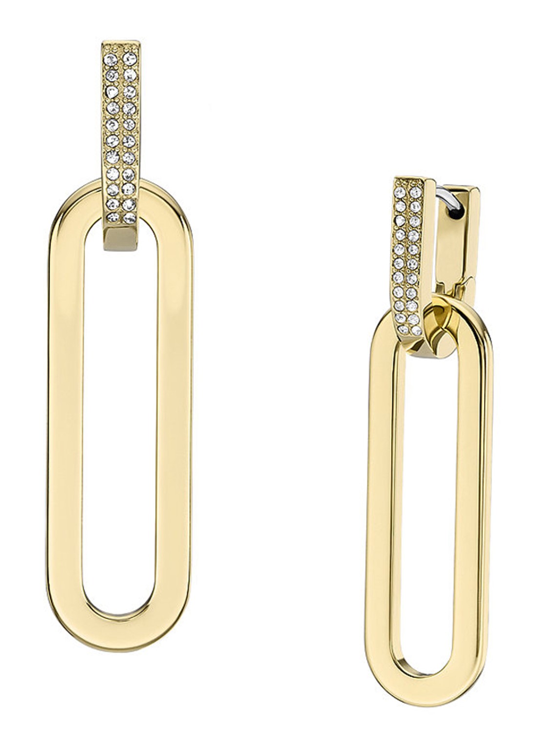 Fossil Heritage oorhangers JF04587710 - voorkant 3 goud