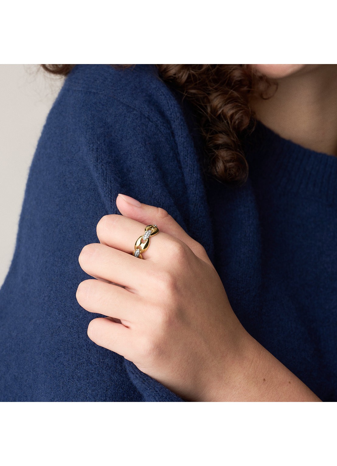 Fossil Heritage ring JF04931998 - detail 4 goud