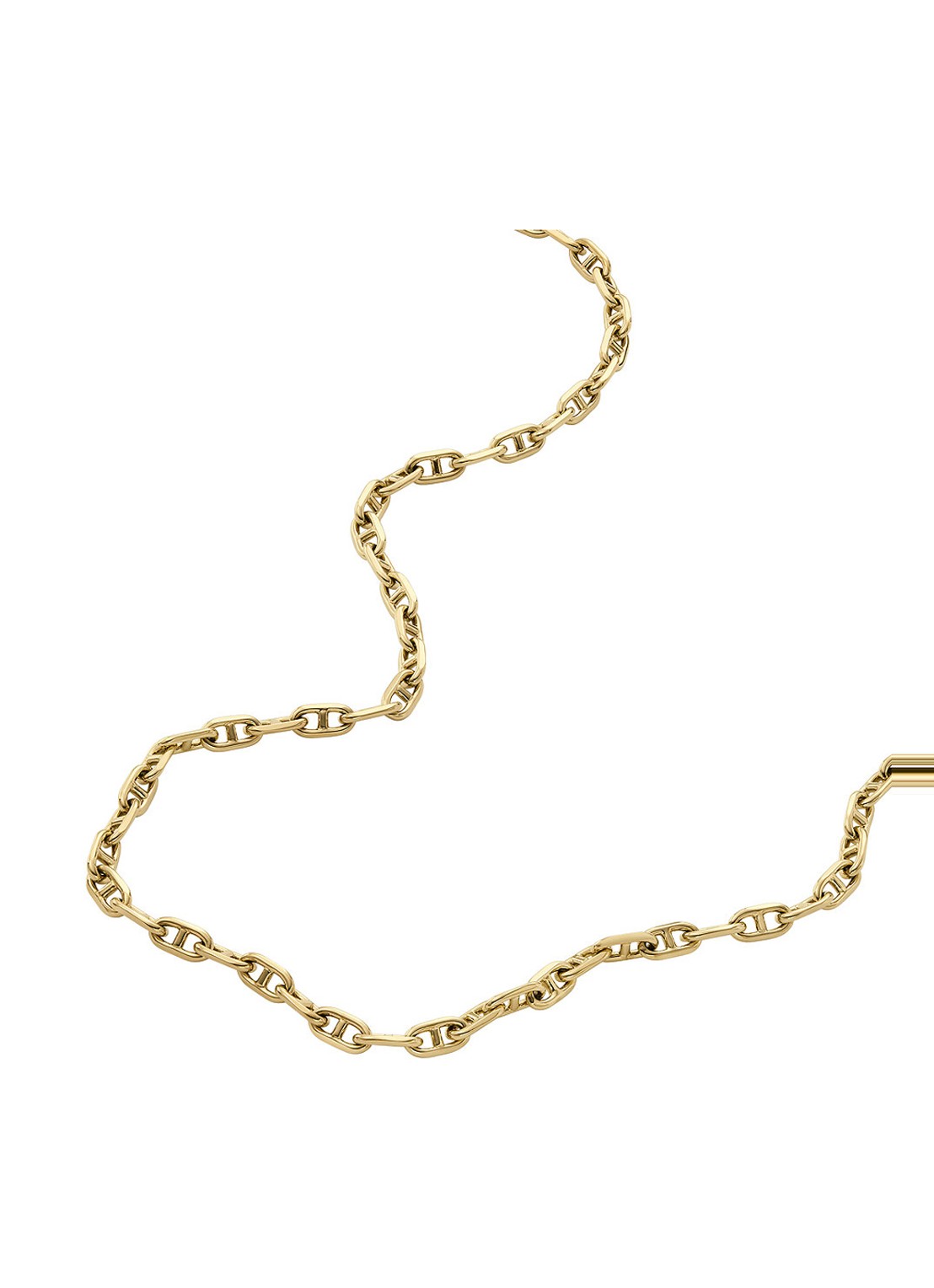 Fossil Heritage schakelketting JA7209710 - detail goud
