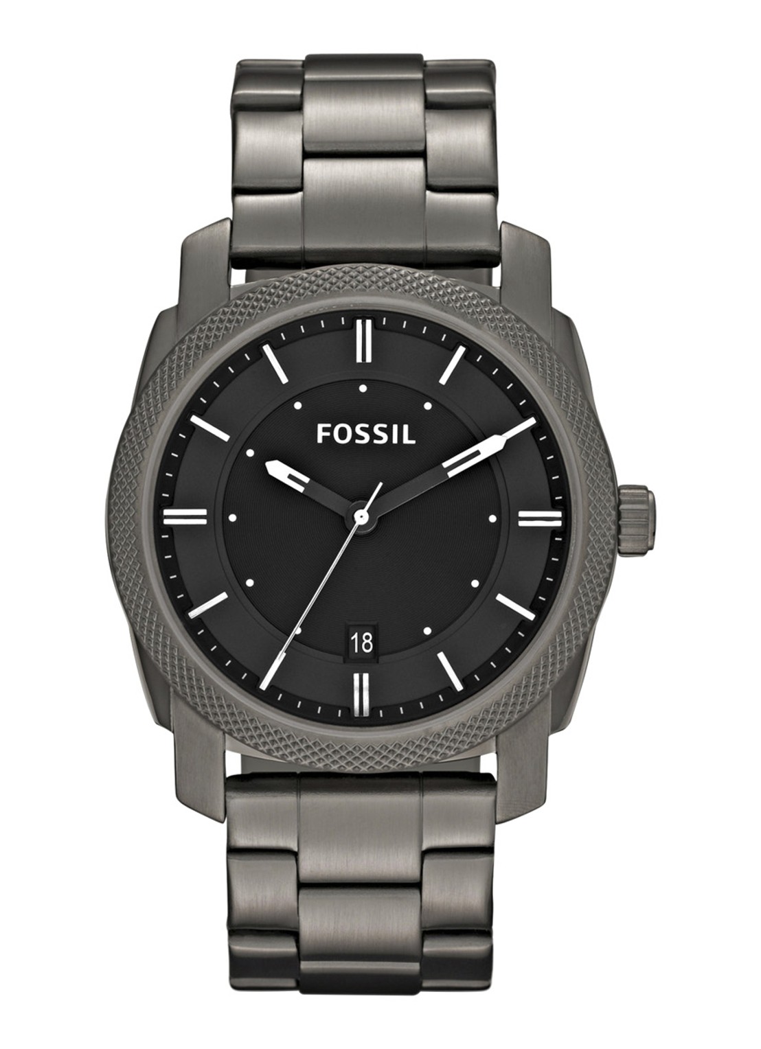 Fossil Horloge Machine FS4774 - voorkant grijs
