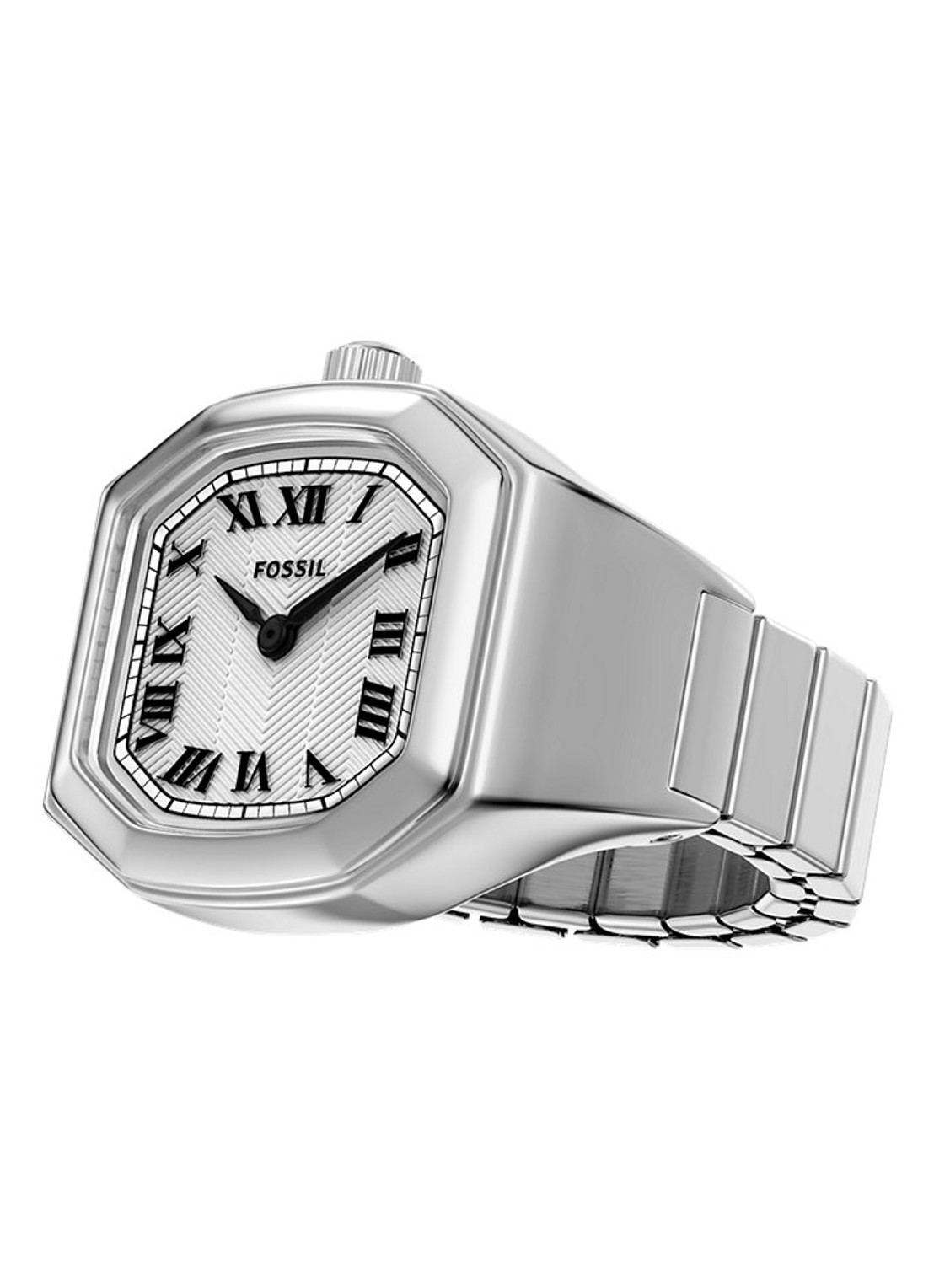 Fossil Horloge ring ES5482 - voorkant 6 zilver