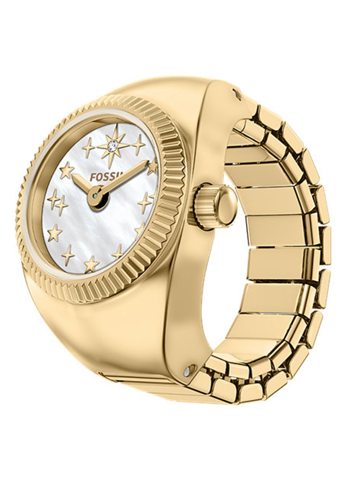 Fossil Horloge ring ES5535 - voorkant 6 goud