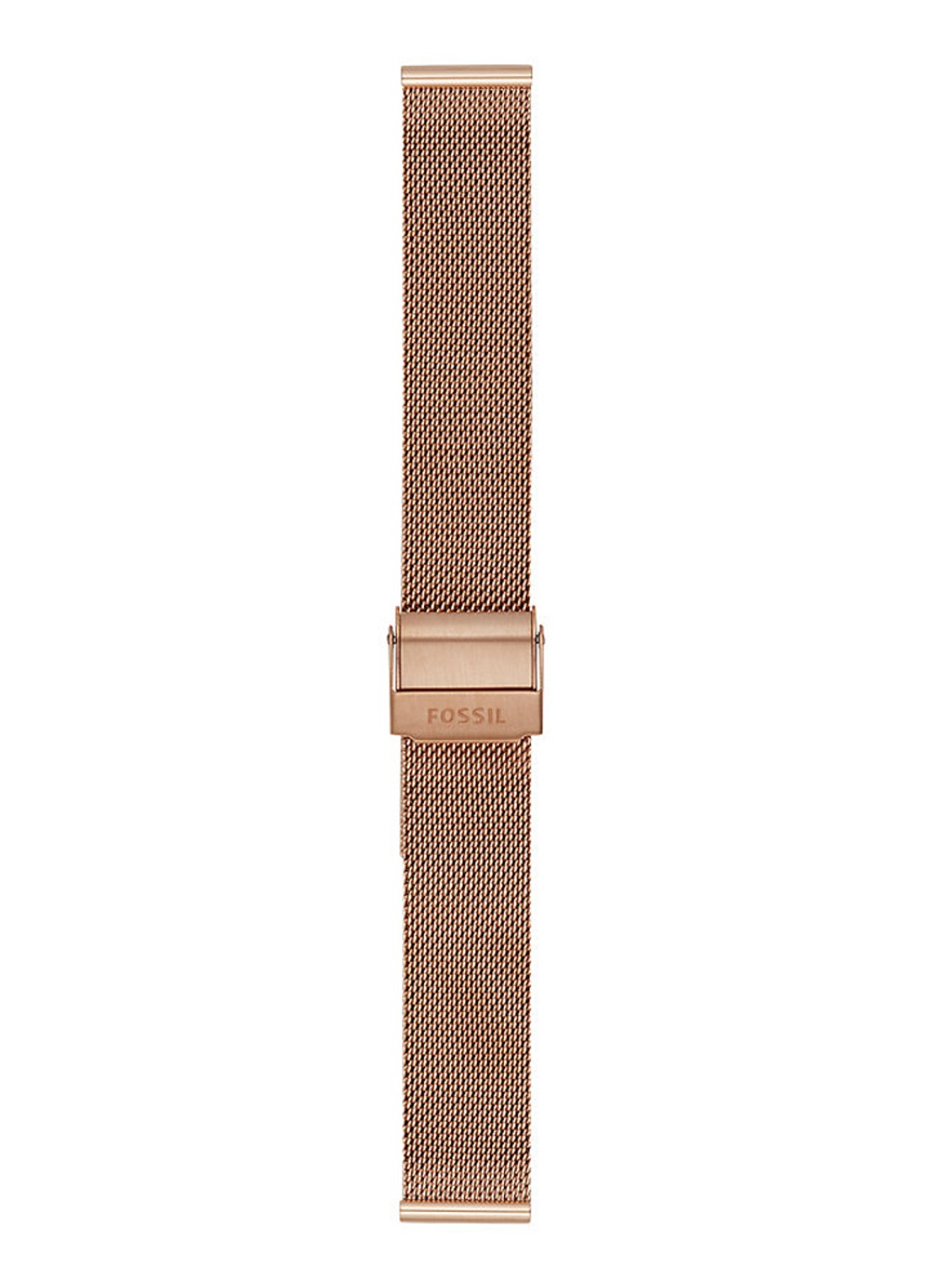 Fossil Horlogeband S161057 - voorkant 2 roségoud