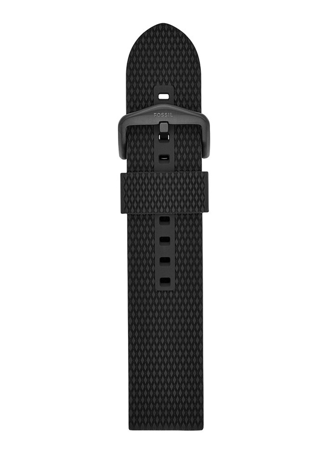 Fossil Horlogeband S221430 - voorkant zwart