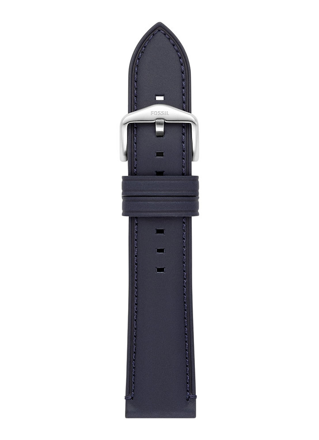 Fossil Horlogeband S221510 - detail donkerblauw