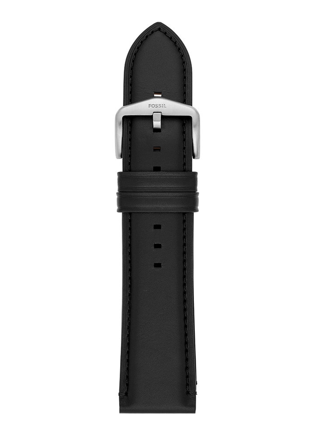 Fossil Horlogeband S241098 - voorkant zwart