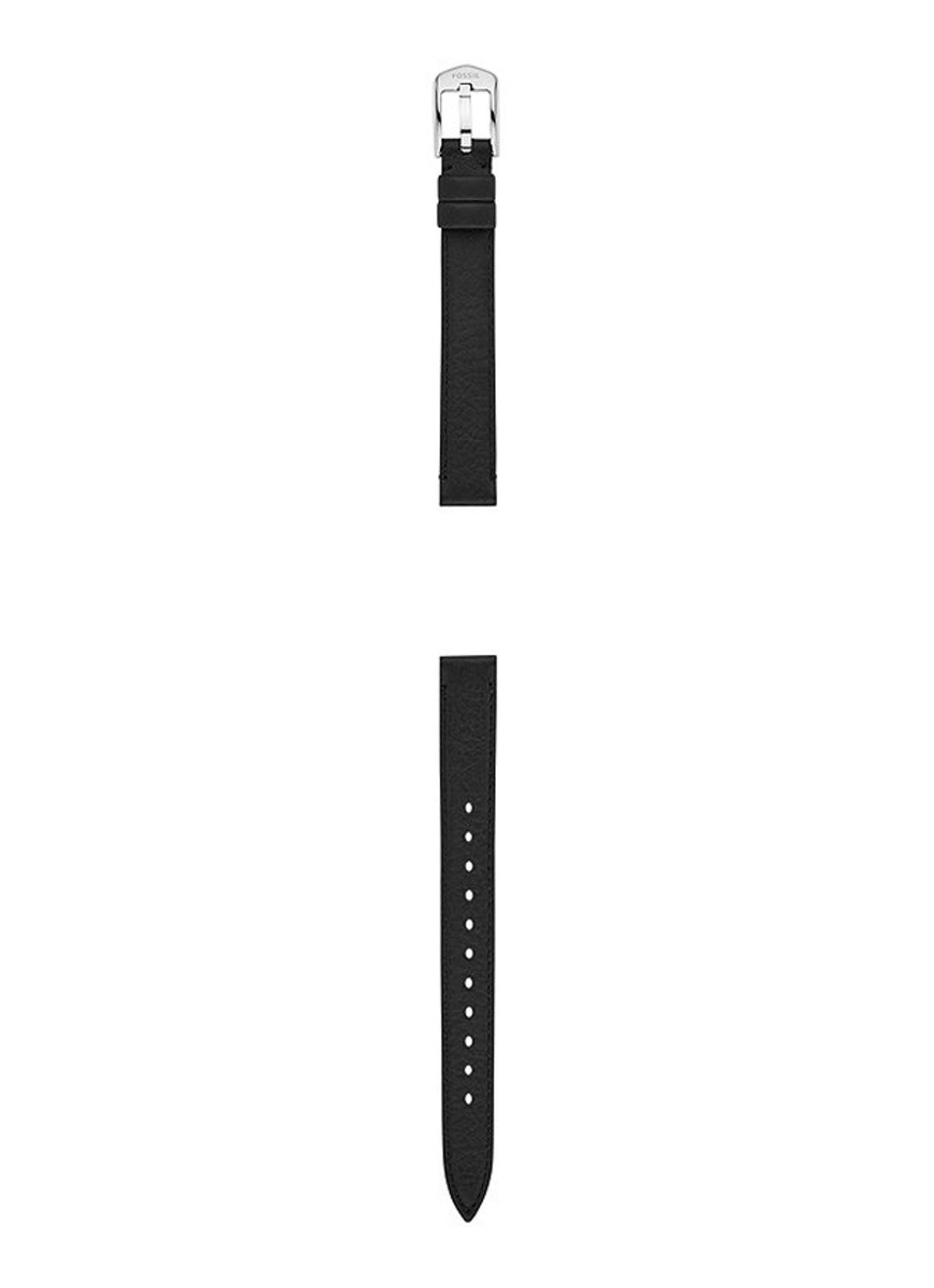 Fossil Horlogeband van leer S121036 - detail 2 zwart