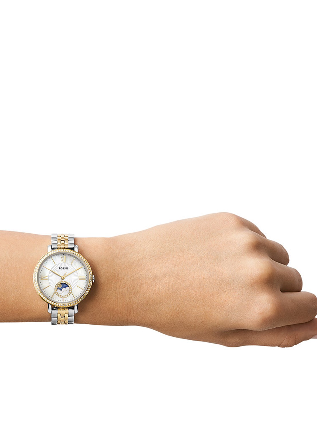 Fossil Jacqueline horloge ES5166 - detail 4 zilver