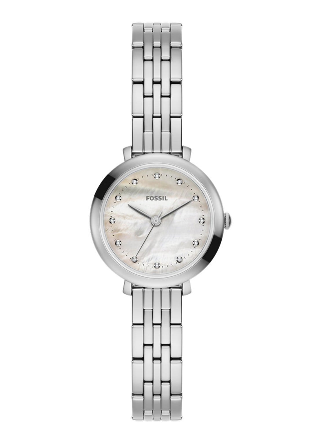 Fossil Jaqueline horloge ES5499 - voorkant zilver