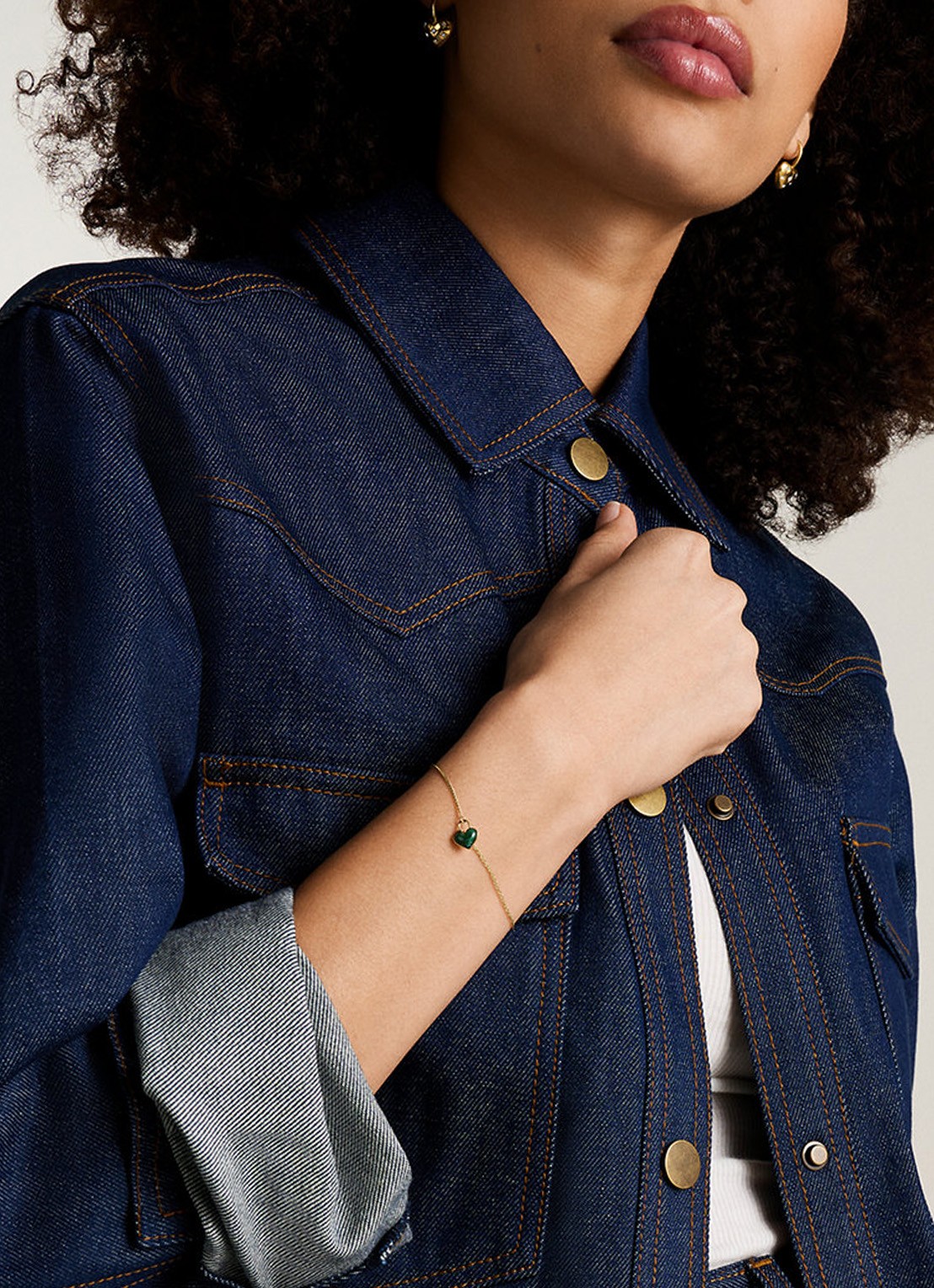 Fossil Jewelry armband JF04858710 - voorkant 5 goud