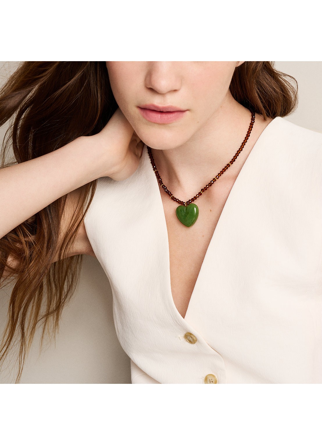 Fossil Jewelry ketting JA7329710 - detail 5 groen