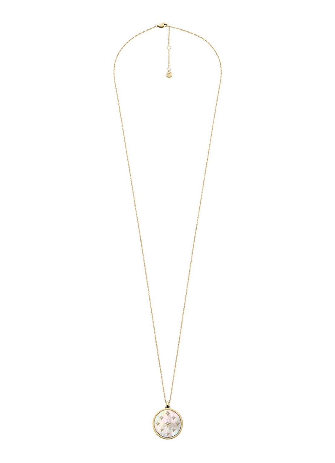 Fossil Jewelry ketting met hanger JF04864710 - detail 3 goud