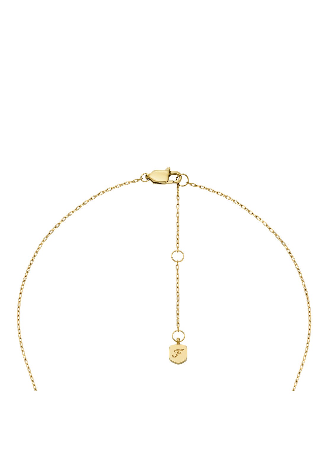 Fossil Jewelry ketting met hanger JF04865710 - detail 3 goud