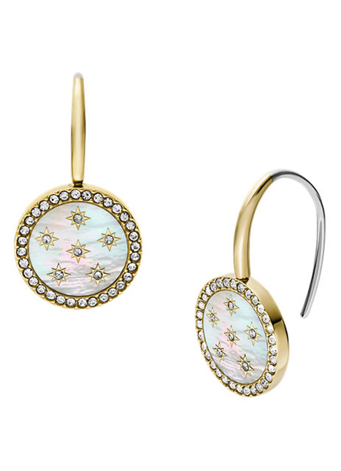 Fossil Jewelry oorhangers JF04867710 - detail 2 goud