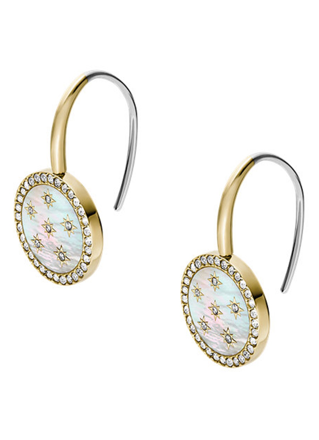 Fossil Jewelry oorhangers JF04867710 - detail 3 goud
