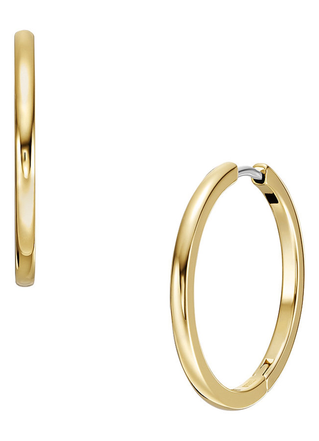Fossil Jewelry oorringen JF04638710 - voorkant 3 goud