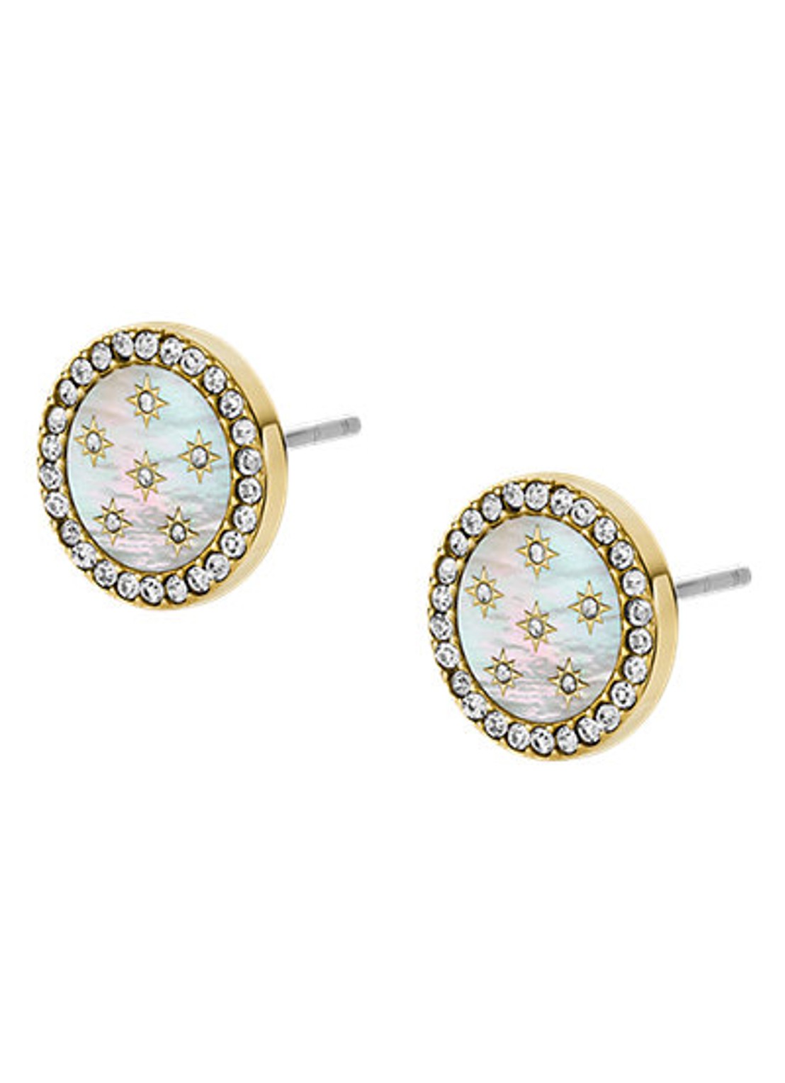 Fossil Jewelry oorstekers JF04868710 - detail 3 goud
