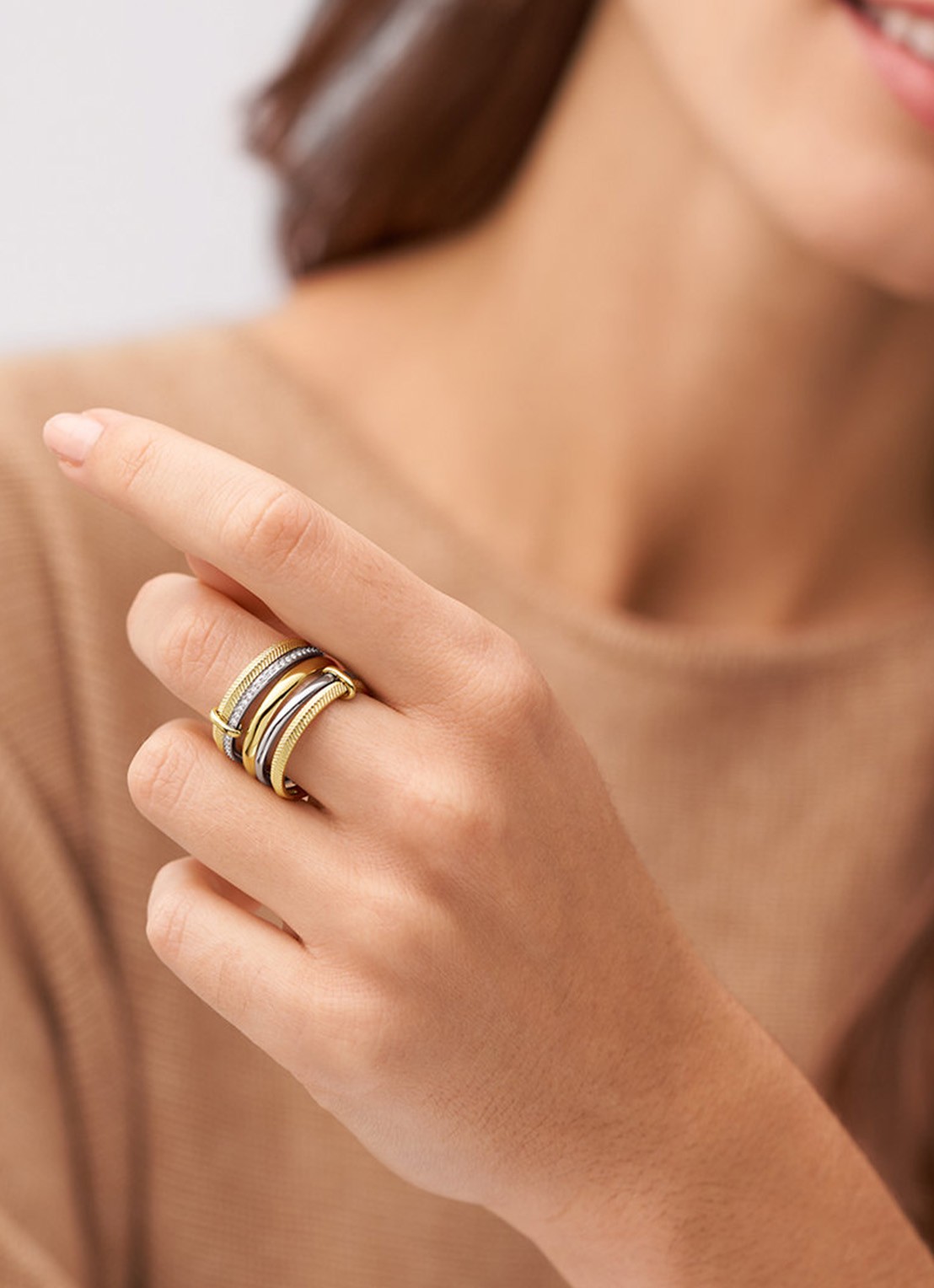 Fossil Jewelry ring JF04592998 - detail 5 goud