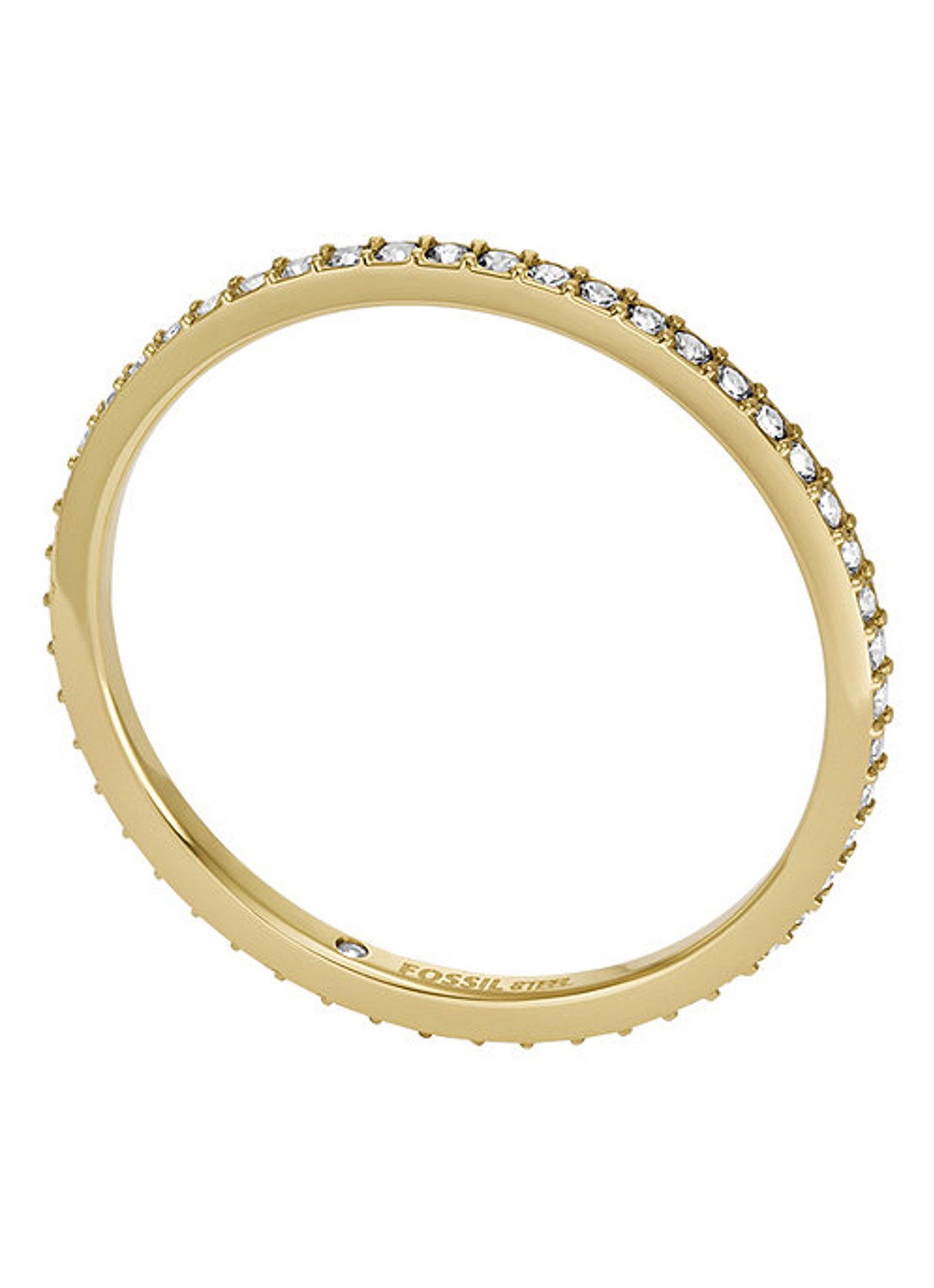 Fossil Jewelry ring met kristal JF04686710 - detail 2 goud