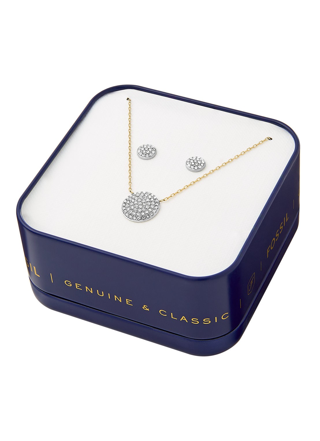 Fossil Ketting en oorstekers in set van 2  JF04815SET - detail 4 goud