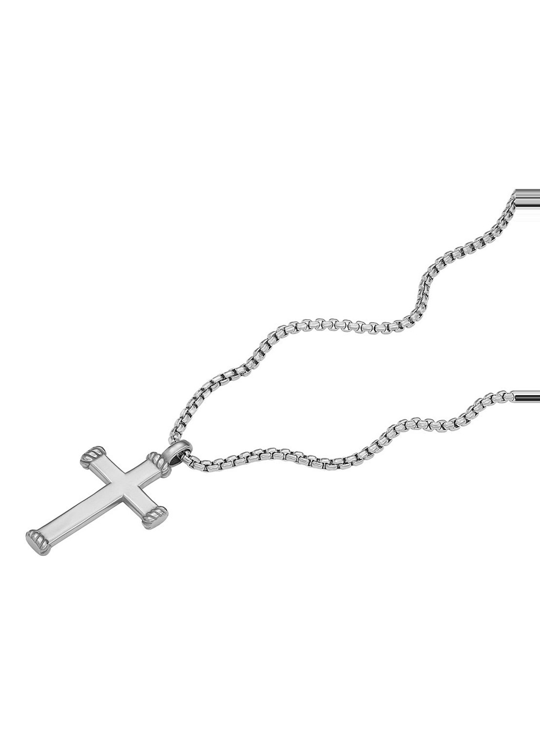 Fossil Ketting met hanger JF04401040 - detail zilver