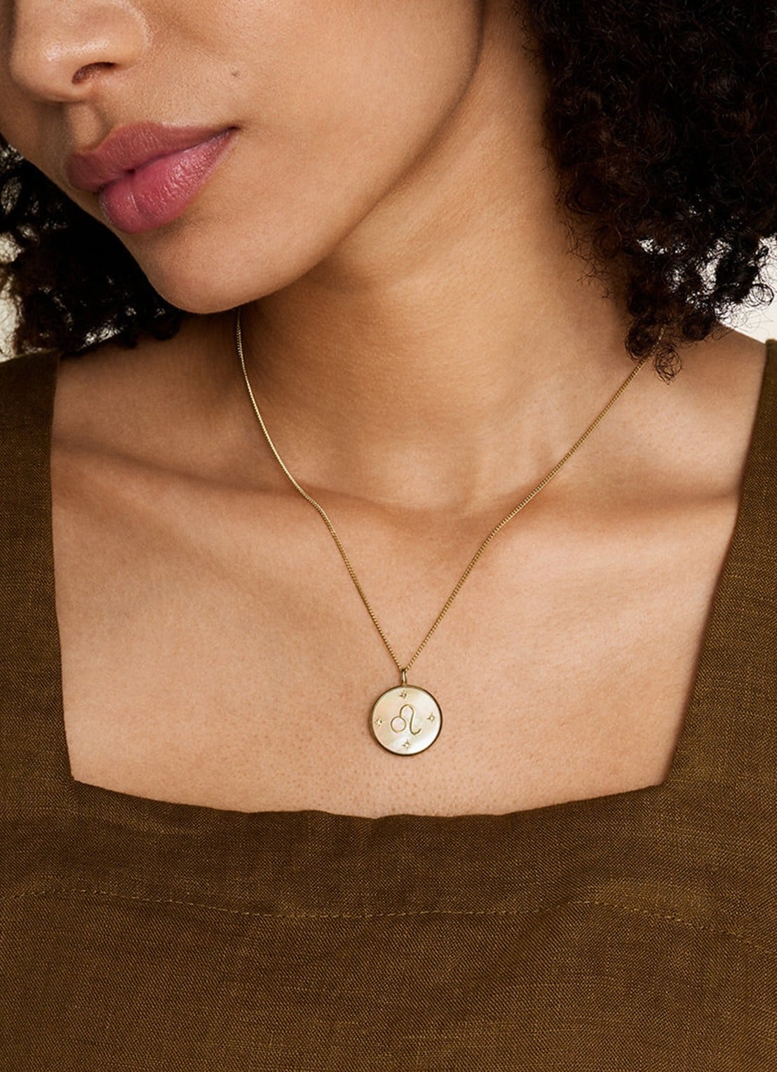 Fossil Ketting met hanger JF04842710 - detail 4 goud