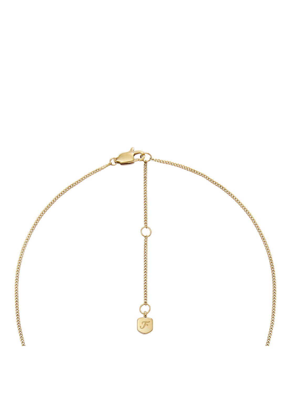 Fossil Ketting met hanger JF04848710 - detail 4 goud